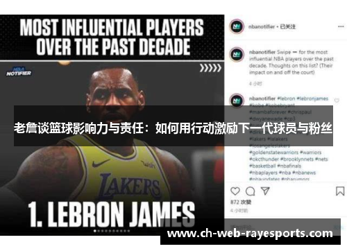 老詹谈篮球影响力与责任：如何用行动激励下一代球员与粉丝