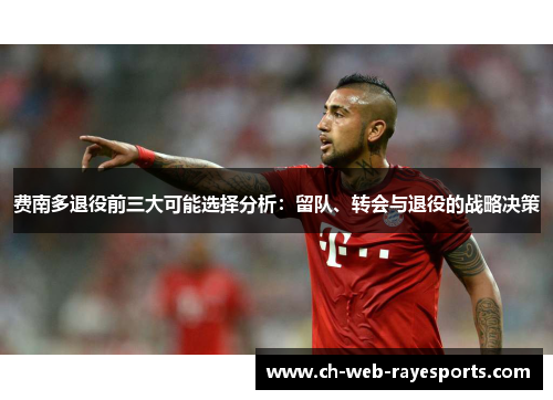 费南多退役前三大可能选择分析:留队、转会与退役的战略决策 费南多退役前三大可能选择分析:留队、转会与退役的战略决策